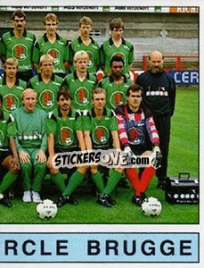 Sticker Equipe/Elftal - Football Belgium 1987-1988 - Panini