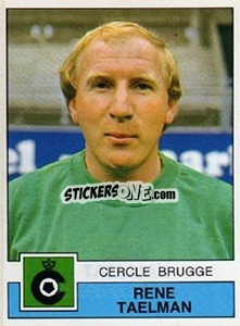 Sticker Rene Taelman - Football Belgium 1987-1988 - Panini