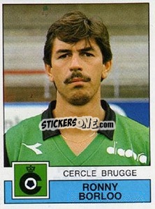 Cromo Ronny Borloo - Football Belgium 1987-1988 - Panini