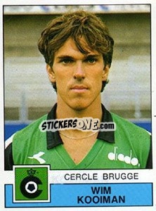 Cromo Wim Kooiman - Football Belgium 1987-1988 n. 81 - Panini