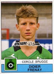 Figurina Didier Frenay - Football Belgium 1987-1988 - Panini