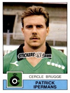 Sticker Patrick Ipermans - Football Belgium 1987-1988 n. 85 - Panini