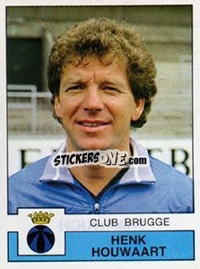Figurina Henk Houwaart - Football Belgium 1987-1988 - Panini