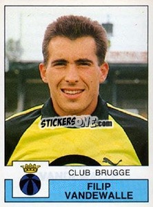 Figurina Filip Vandewalle - Football Belgium 1987-1988 n. 97 - Panini