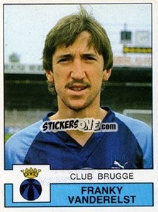 Sticker Franky Vanderelst - Football Belgium 1987-1988 n. 100 - Panini