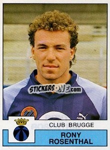 Sticker Rony Rosenthal - Football Belgium 1987-1988 n. 101 - Panini
