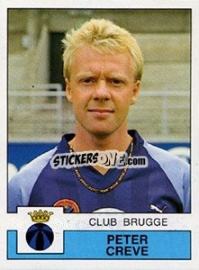 Sticker Peter Creve - Football Belgium 1987-1988 - Panini