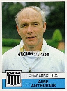 Cromo Aime Anthuenis - Football Belgium 1987-1988 - Panini