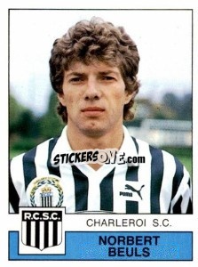 Cromo Norbert Beuls - Football Belgium 1987-1988 - Panini