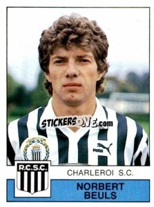 Sticker Norbert Beuls - Football Belgium 1987-1988 n. 117 - Panini
