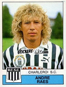 Cromo Andre Raes - Football Belgium 1987-1988 - Panini