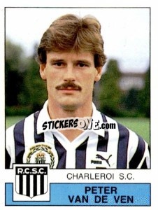 Cromo Peter van De Ven - Football Belgium 1987-1988 - Panini