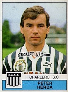 Sticker Peter Herda - Football Belgium 1987-1988 n. 121 - Panini