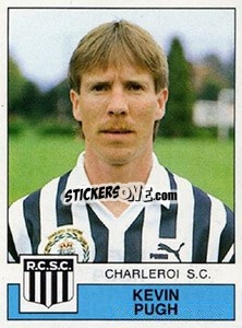 Sticker Kevin Pugh - Football Belgium 1987-1988 n. 123 - Panini