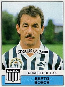 Sticker Berto Bosch - Football Belgium 1987-1988 n. 124 - Panini