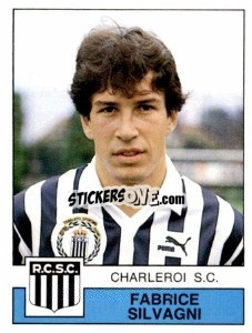 Cromo Fabrice Silvagni - Football Belgium 1987-1988 - Panini