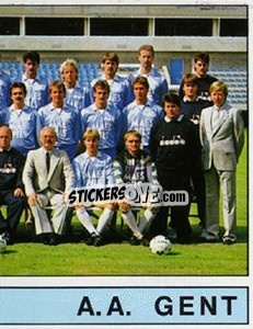 Sticker Equipe/Elftal - Football Belgium 1987-1988 - Panini