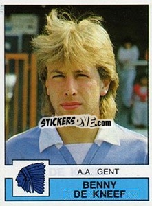 Cromo Benny De Kneef - Football Belgium 1987-1988 - Panini