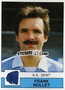Sticker Frank Nollet - Football Belgium 1987-1988 n. 138 - Panini