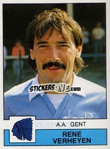 Figurina Rene Verheyen - Football Belgium 1987-1988 - Panini