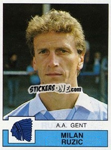 Sticker Milan Ruzic - Football Belgium 1987-1988 n. 141 - Panini