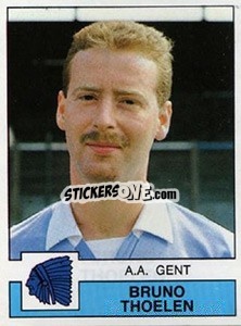 Figurina Bruno Thoelen - Football Belgium 1987-1988 n. 144 - Panini