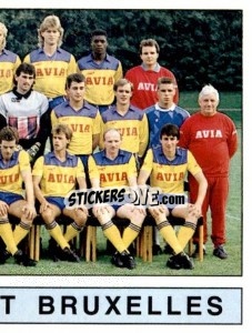 Cromo Equipe/Elftal - Football Belgium 1987-1988 - Panini