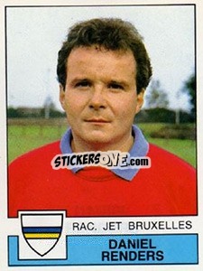 Figurina Daniel Renders - Football Belgium 1987-1988 - Panini