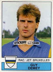 Sticker Guy Demey - Football Belgium 1987-1988 - Panini