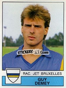 Cromo Guy Demey - Football Belgium 1987-1988 n. 156 - Panini