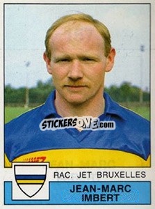 Sticker Jean-Marc Imbert - Football Belgium 1987-1988 n. 157 - Panini