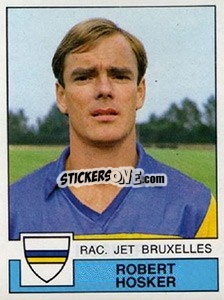 Sticker Robert Hosker - Football Belgium 1987-1988 - Panini