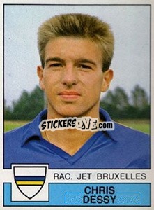 Cromo Chris Dessy - Football Belgium 1987-1988 n. 164 - Panini