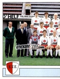 Sticker Equipe/Elftal - Football Belgium 1987-1988 - Panini