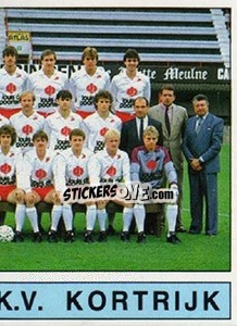 Sticker Equipe/Elftal - Football Belgium 1987-1988 - Panini