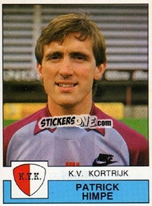 Sticker Patrick Himpe - Football Belgium 1987-1988 n. 169 - Panini