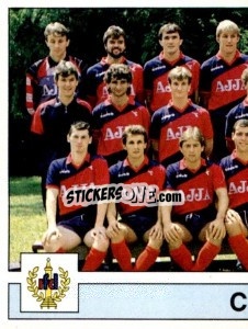 Sticker Equipe/Elftal - Football Belgium 1987-1988 n. 184 - Panini