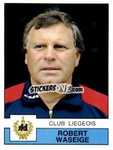 Sticker Robert Waseige - Football Belgium 1987-1988 n. 186 - Panini