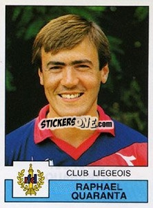 Sticker Raphael Quaranta - Football Belgium 1987-1988 n. 191 - Panini