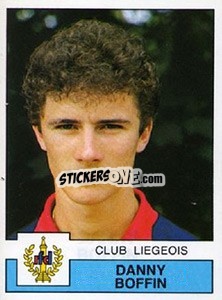 Sticker Danny Boffin - Football Belgium 1987-1988 - Panini