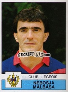 Sticker Nebosja Malbasa - Football Belgium 1987-1988 - Panini