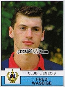 Figurina Fred Waseige - Football Belgium 1987-1988 n. 199 - Panini