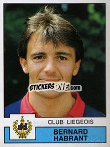 Sticker Bernard Habrant - Football Belgium 1987-1988 n. 200 - Panini