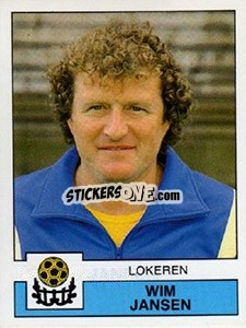 Sticker Wim Jansen - Football Belgium 1987-1988 - Panini