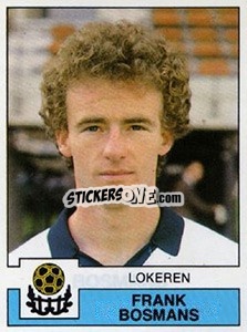 Sticker Frank Bosmans - Football Belgium 1987-1988 - Panini