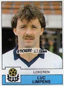 Sticker Luc Limpens - Football Belgium 1987-1988 - Panini