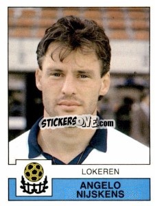 Sticker Angelo Nijskens - Football Belgium 1987-1988 n. 215 - Panini