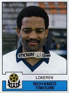 Sticker Mohamed Timoumi - Football Belgium 1987-1988 - Panini