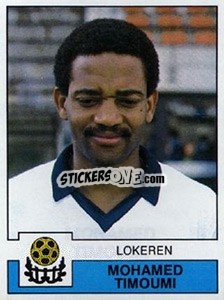 Sticker Mohamed Timoumi - Football Belgium 1987-1988 n. 216 - Panini