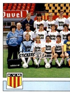 Sticker Equipe/Elftal - Football Belgium 1987-1988 n. 220 - Panini